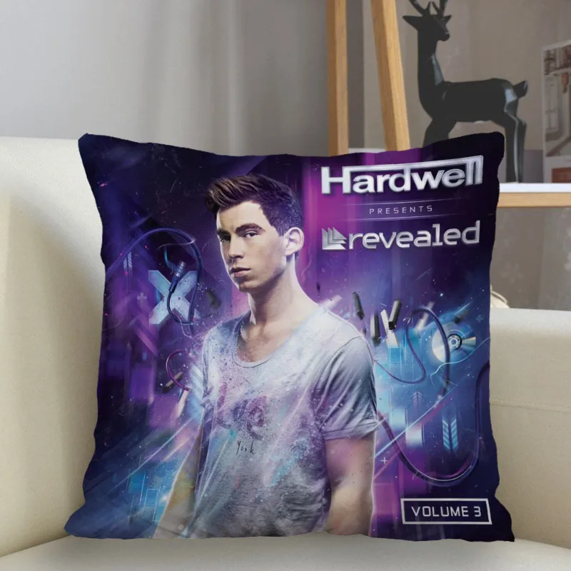 Musife Custom Hardwell Pillowcase Home Decoration 45*45cm Zipper Square Pillowcase Throw Pillow Cover Drop Shipping