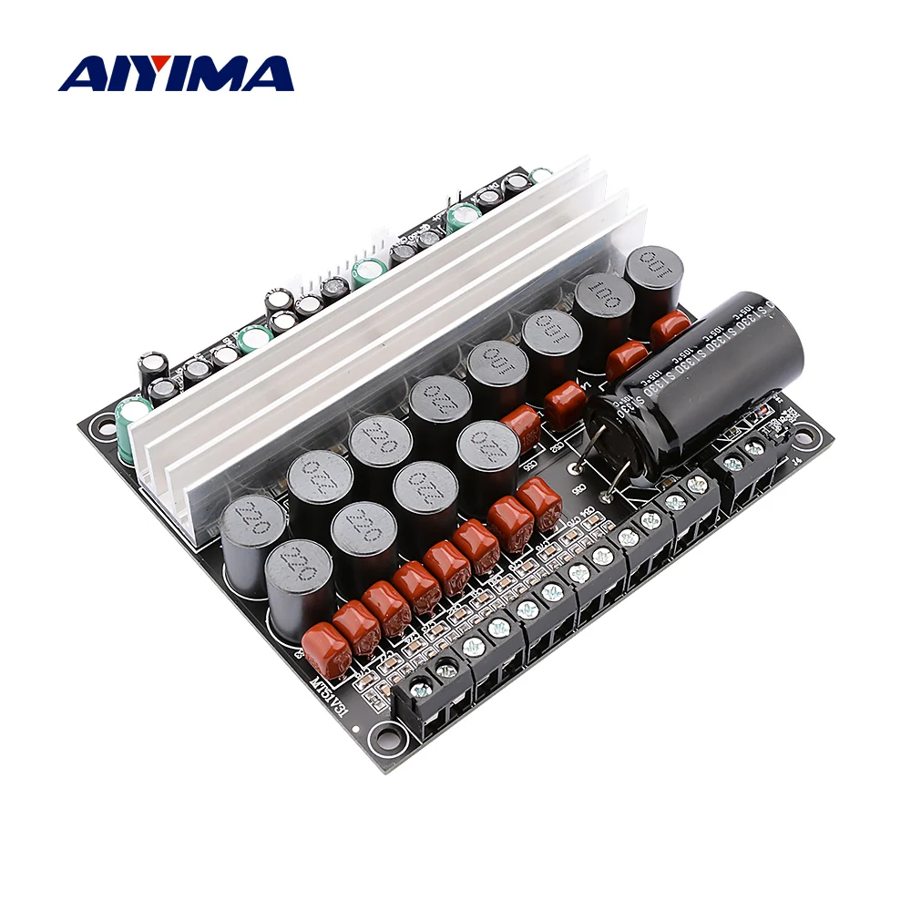 AIYIMA Amplificador Audio TPA3116 Home Theater 5.1 Amplifier Board 100Wx2+50Wx4 Class D Digital Sound Power Speaker Amplifier