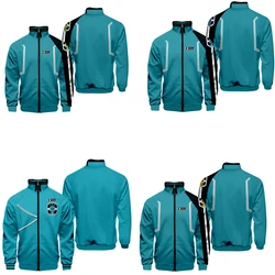 World Trigger Mikumo Osamu Kuga Yuma 3D Print Men's Jacket Harajuku Cardigan Stand Collar Zipper Baseball Jacket Cosplay Costume