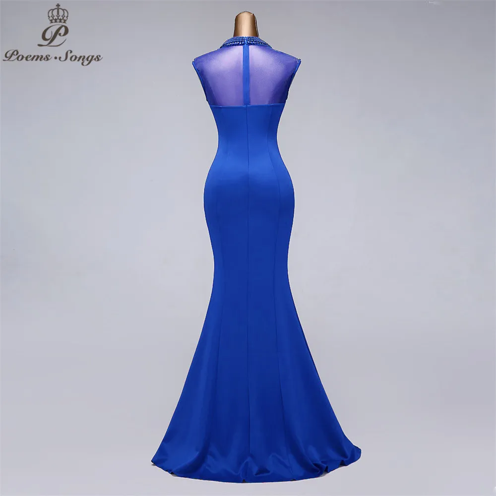 Sexy new style evening dress formal dress women elegant prom dresses mermaid dress vestidos de fiesta de noche