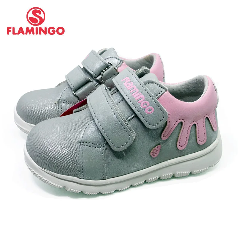 FLAMINGO Spring Sport Running Children Shoes Hook&Loop Outdoor  Sneaker for Kids Size 23-28 Free Shipping 211P-Z5-2258