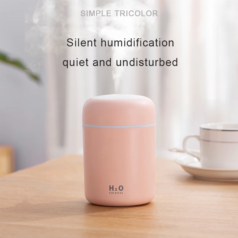 ขายส่งราคา300Ml ไฟฟ้า Air Freshener Aromatherapy Humidifiers Diffusers USB เครื่องฟอกอากาศที่มีสีสัน Night Light รถบ้าน