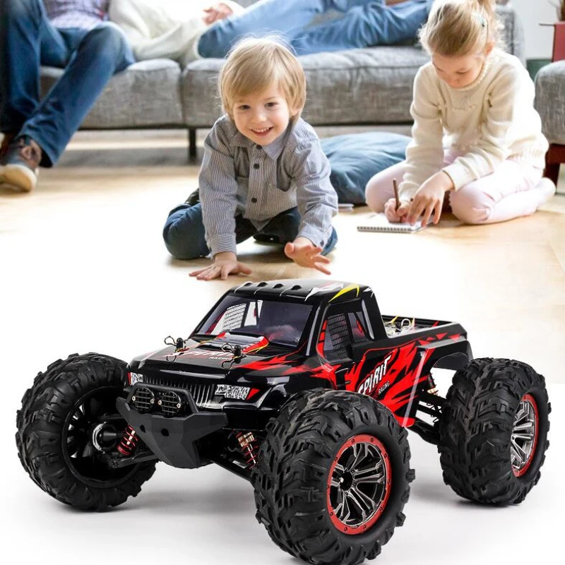 High Speed Brushless RC Off-Road Vehicle 2.4G 70KM/H 1:10 Ratio 4WD suspension shock absorber Alloy Remote Control Car Model Toy