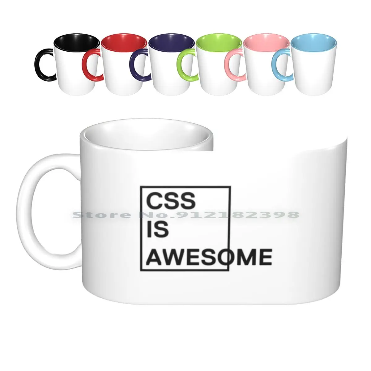 Css Is Awesome 1 Ceramic Mugs Coffee Cups Milk Tea Mug Internet Explorer Firefox Chrome Front End Developer Developer Halloween