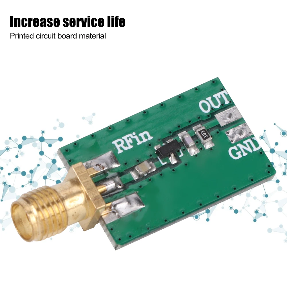 AM 0.1-3200MHz High Sensitivity RF Detector Module Discharge Board Envelope Demodulation RF Power Detector With High Practicalit