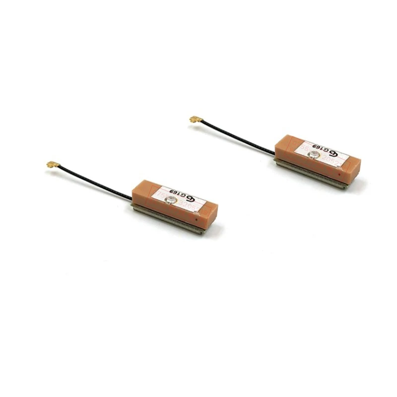 2 piece 19*6*4mm GPS+BD active ceramic antenna 5cm cable MHF4 interface internal antenna dual mode positioning 1575.42MHz