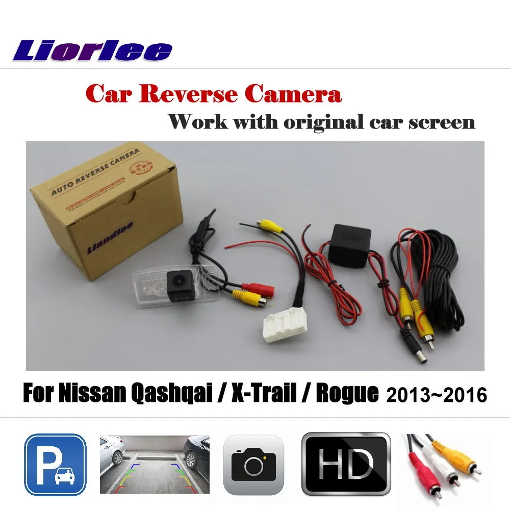 For Nissan Qashqai/X-Trail/Rogue 2013~2016 Car Reverse Rearview Camera Original Screen Back Rear View Parking HD CCD OEM CAM