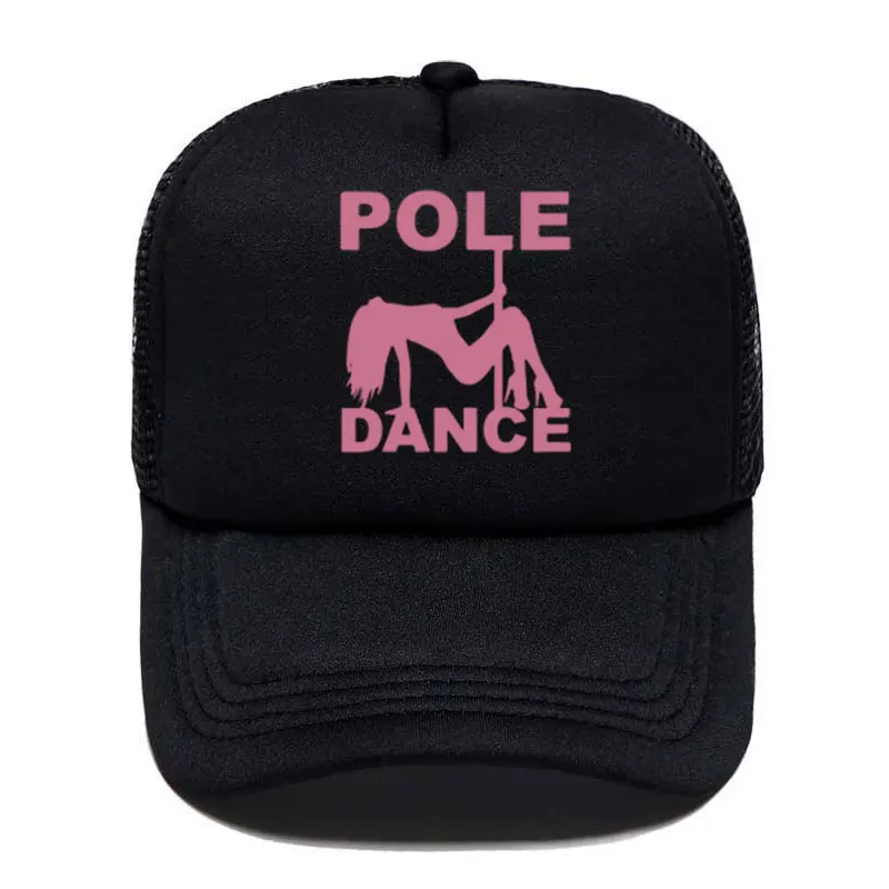 New Pole Dance Printed girl Baseball Cap Funny Casual Men Women Parent-child Hats Mesh Visor Outdoor Sun Hat Adjustable Caps