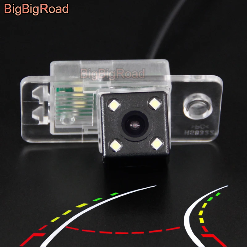 BigBigRoad Car Intelligent Dynamic Track Rear View Camera For Audi S3 S4 S5 S6 S8 RS3 RS5 RS6 2009 2010 2011 2012 2013 2014 2015