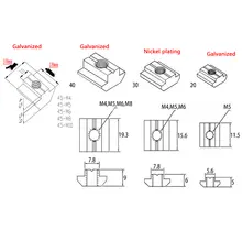 T-Track Sliding Nut with Hammer #6