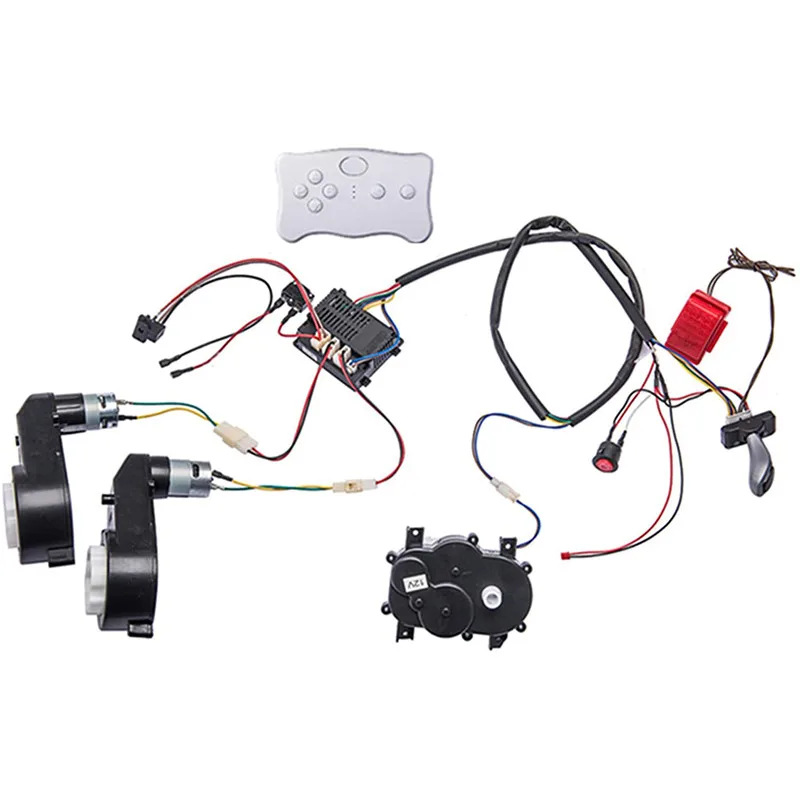 12V DIY Modified Harness Complete Set of Remote Control Circuit Board Switch Gearbox , Children Electric Ride On Car Accessories