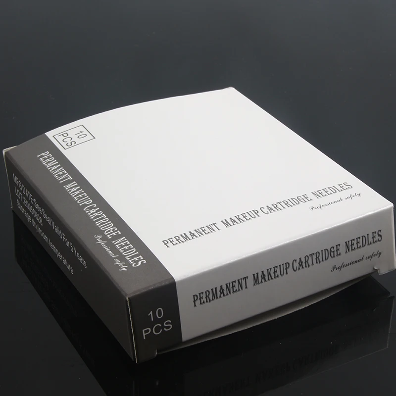 10pcs/box Revolution Permanent Makeup Screw Needle Cartridge 1RL Tattoo Needle Cartridge For Black Pearl  Machine kits