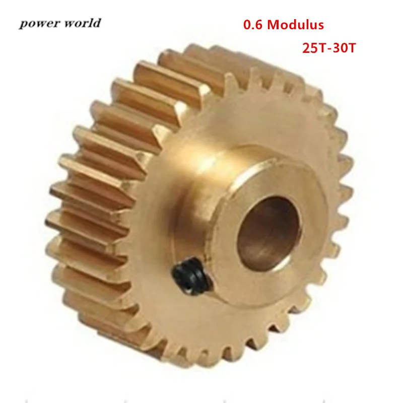 

0.6 Modulus Boss Copper 25T-30T Gear Micro Gears for Mini Motor and Precision Model