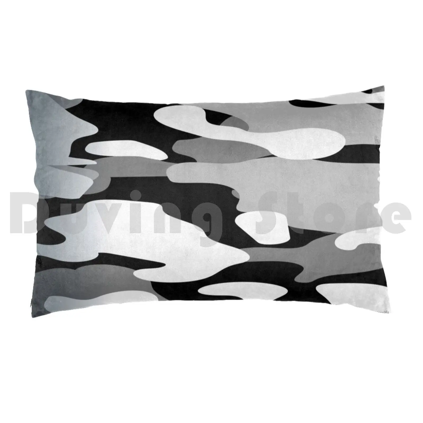 Military Army Camouflage White And Black Military Army Pattern Pillow Case 20*30 Inch Camouflage Military