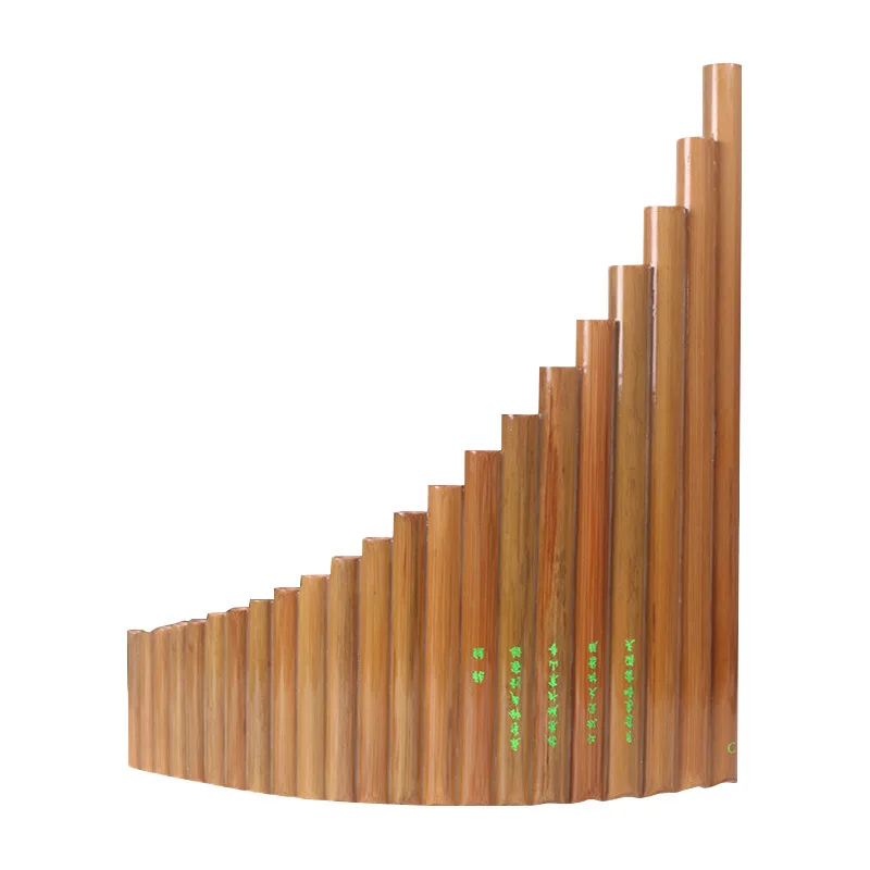 Panpipes flute instruments 22 pipes C-key professional performance Children and students 15 pipes  G bitter bamboo flute Xiao