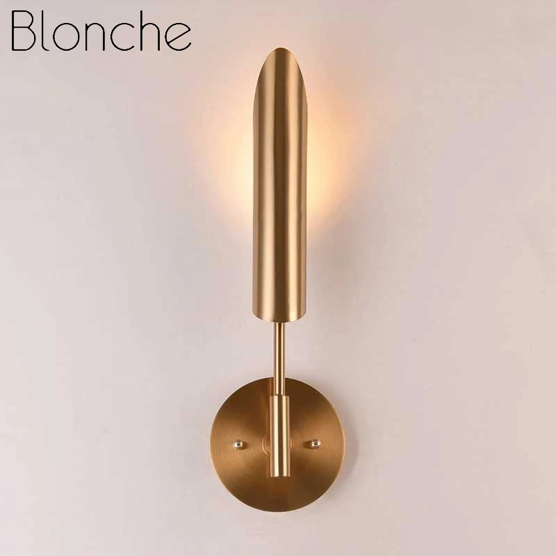 

Modern Led Gold Wall Light Home Bedroom Bedside Wall Lamps Nordic Living Room Minimalist Creative Loft Fixtures Led Wall Lamp