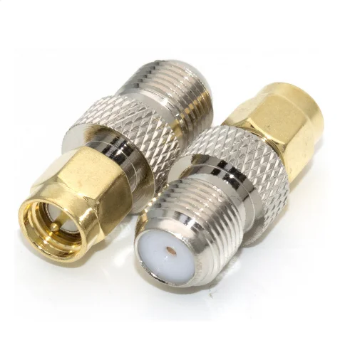 F Female To SMA Male Plug RF Coaxial adapter Connectors