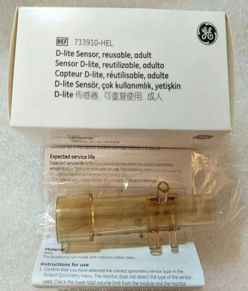 

GE Original Ohmeda D-lite Sensor Reusable Adult REF:733910-HEL