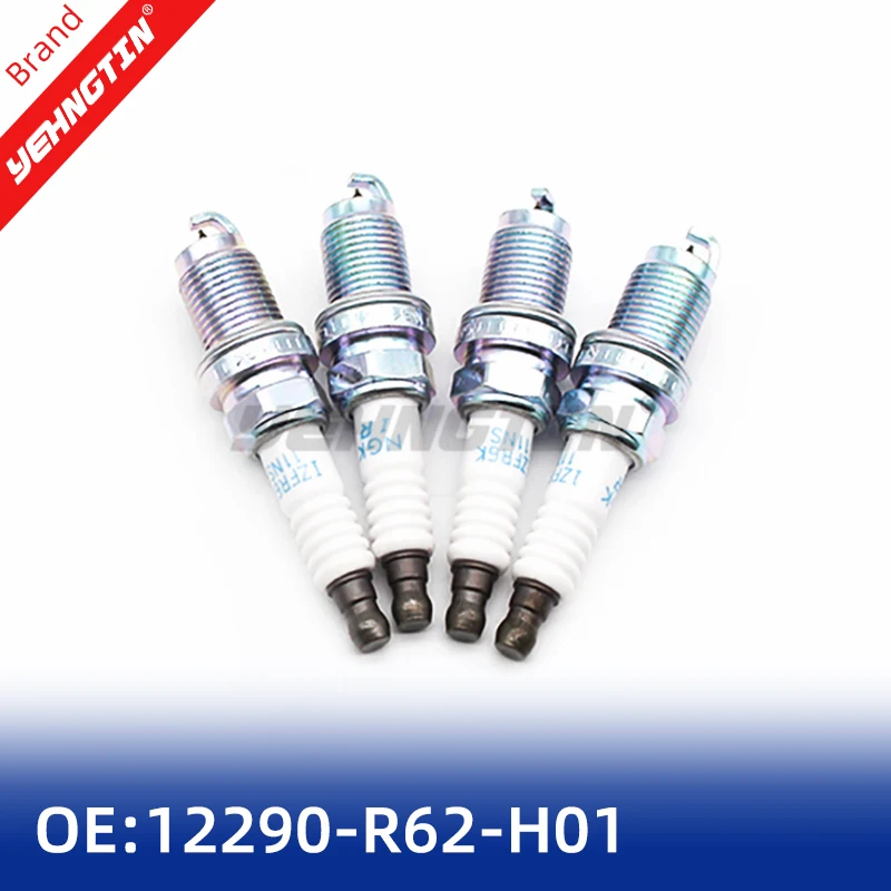 4pcs 12290-R62-H01 Iridium Spark Plug IZFR6K-11S IZFR6K-11NS 9807B-561BW IRIDIUM Spark Plug For Honda Civic 1.8 1.8L 2006-2011