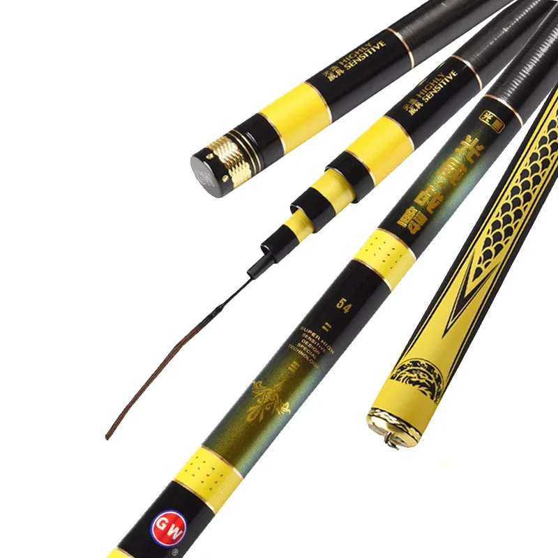 GW 6H 19 Tonality Giants hard violence sturgeon fishing rod superhard Taiwan fishing rod 4.5-8.1M Catch big fish drag power 7Kg