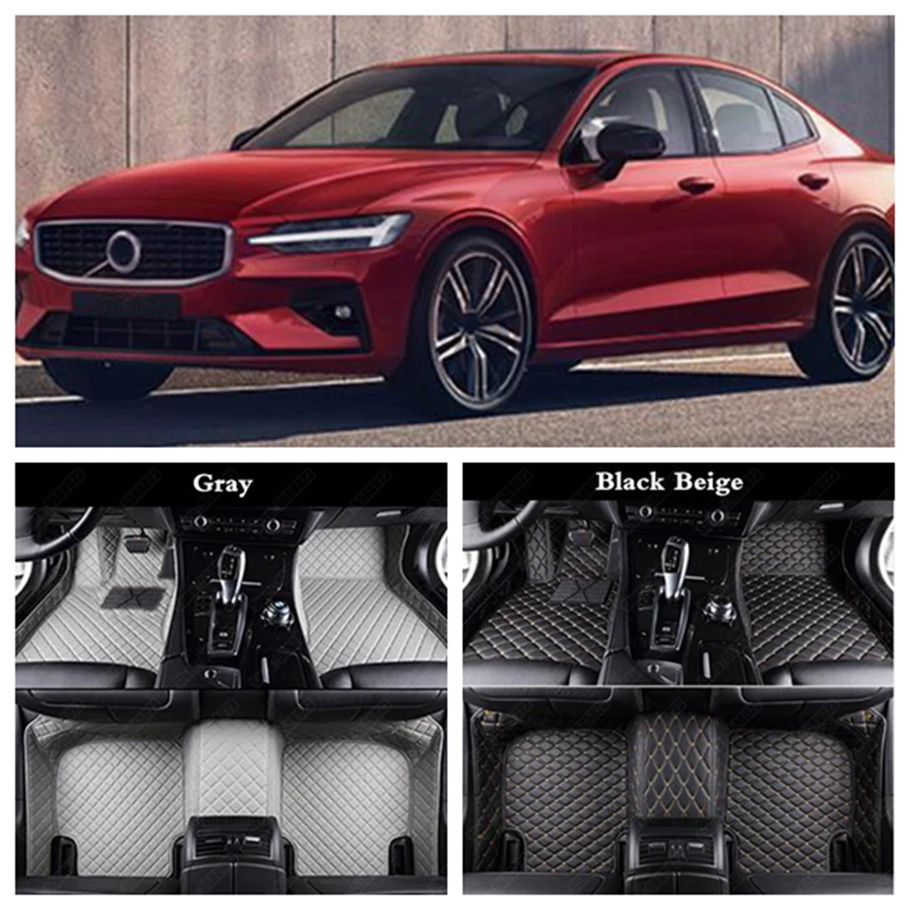 

Dust-proof Car Floor Mats for Volvo C30 V40 V60 V90 XC40 XC60 XC70 XC90 S40 S60 S80 S90 Station Wagon Foot Rugs Carpet Cover