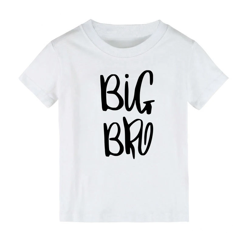 Big Brother Little Brother T Shirt Sibling Short Sleeve Tees Clothes Kids Baby Boys Letter Printed Fashion Brothers T-shirt Tops