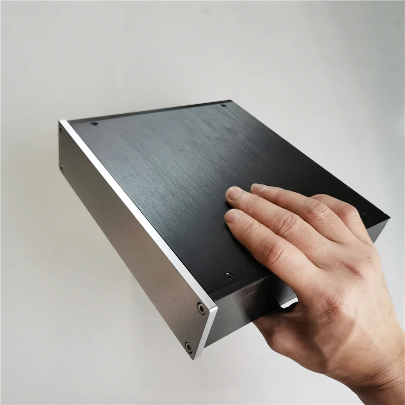 210*190*53mm อลูมิเนียมสำหรับ DIY CUSTOM AUDIO Passive Preamplifier Volume Controller กล่อง