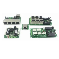Placa de circuito de interruptor ethernet de 5 pines para Módulo de 10/100mbps, placa PCBA de 5 puertos, placa madre OEM, interruptor ethernet 5 RJ45 con cable