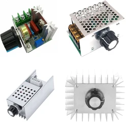 AC 220 V moc 2000W 4000W 5000W 10000W SCR Regulator prędkości napięcia 220 V LED ściemniacz 220 V Volt Regulator prędkości silnika termostat