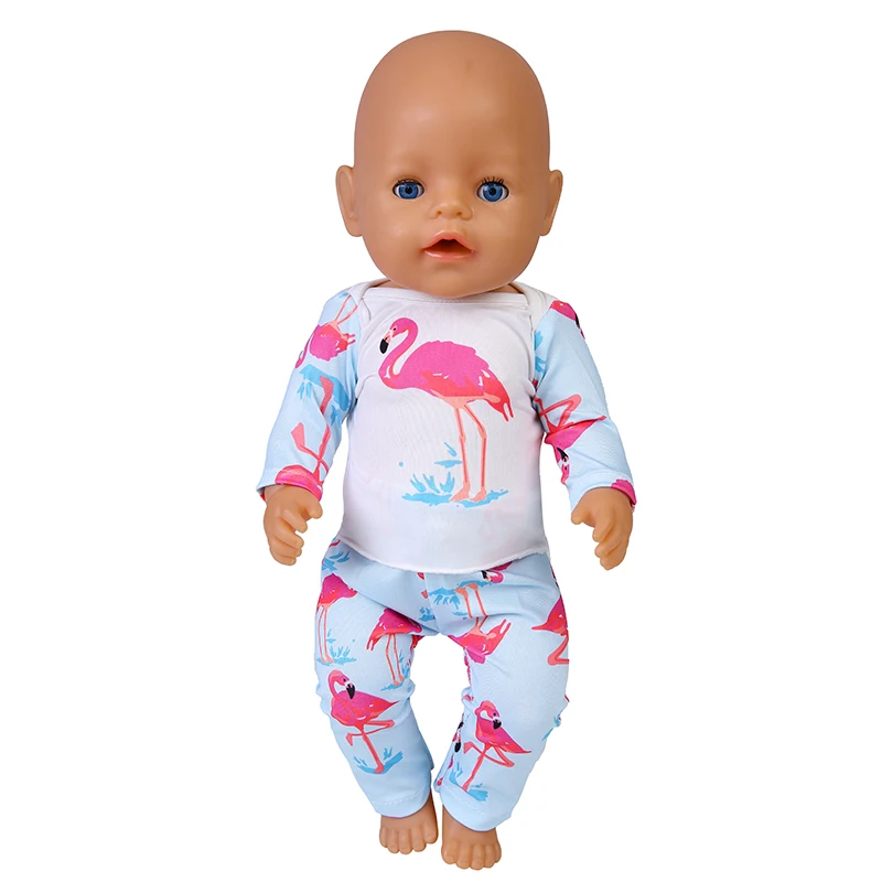 43 cm Doll Clothes Frog Suit Romper 18 Inch New Born Baby Items Suit American Girl Doll Outfit Accessories Children's Toys Gift