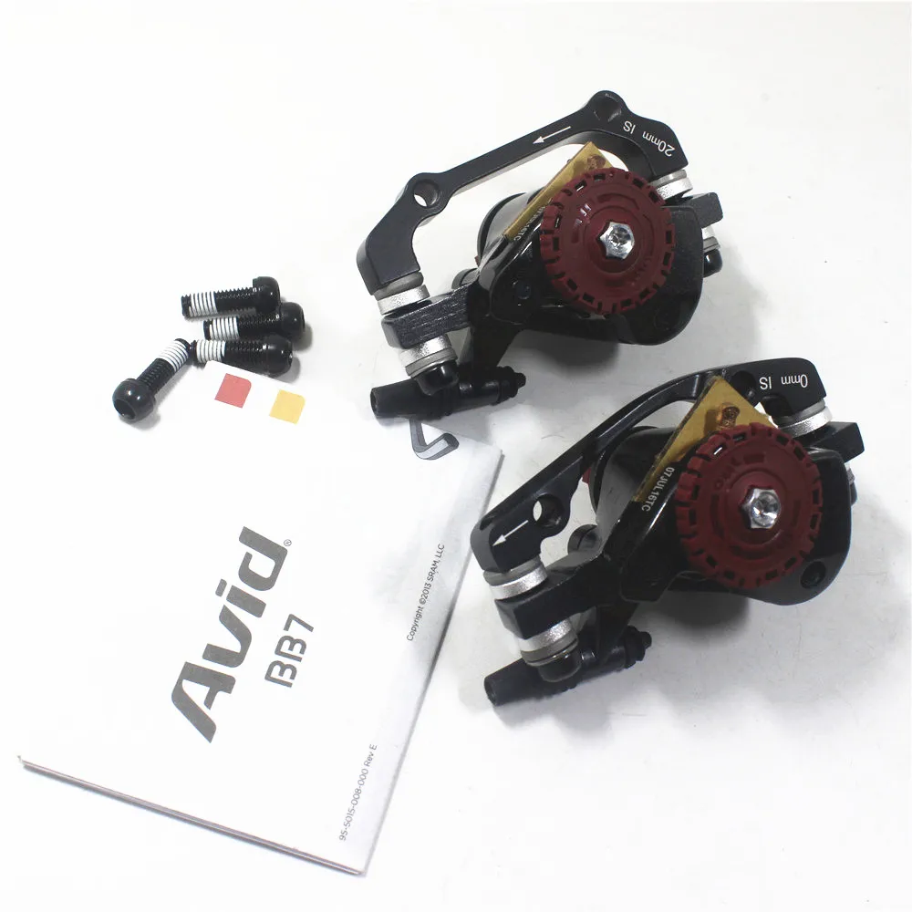 AVID-BB7 MTB Disc Brake Calipers with Brake Cable, 2 Pcs