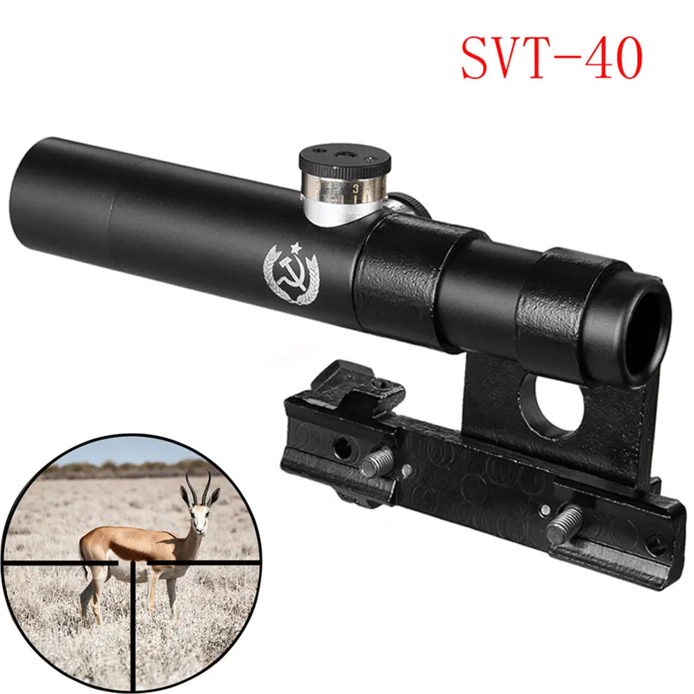 Mosin Nagant Scope for Hunting Rifle Tactical Optical PCP Air Gun Airsoft Sight 3.5x Strongly RiflesScope Riser SVT-40