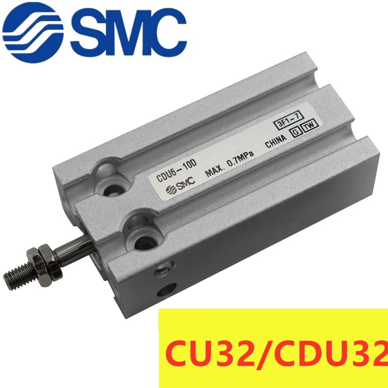 

CU NEW SMC CU32 CU32-5D CU32-10D CU32-15D CU32-20D CU32-25D CU32-30D CU32-40D CU32-50D Mount Cylinder Double Acting Single Rod