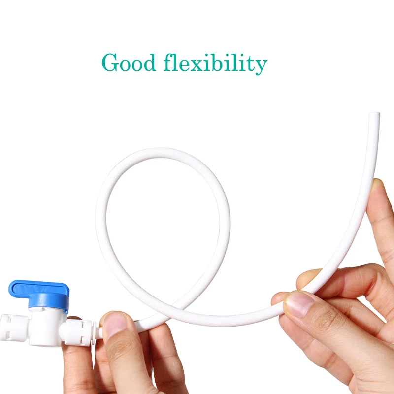 RO المياه 1/4 "OD PE خرطوم المياه أنابيب أنبوب مرن ل التناضح العكسي نظام تصفية حوض السمك نظام التغشية التبريد