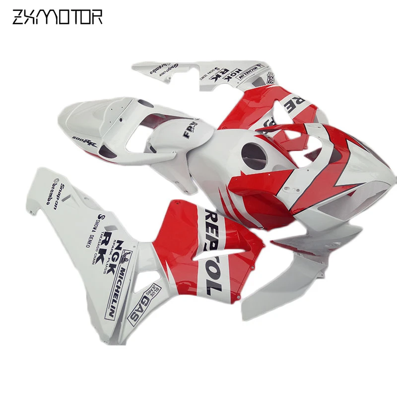 

New Arrival Injection Motorcycle Fairing kits for Honda CBR600RR F5 2005 2006 red white fairings set cbr 600 rr f5 05 06 CX54