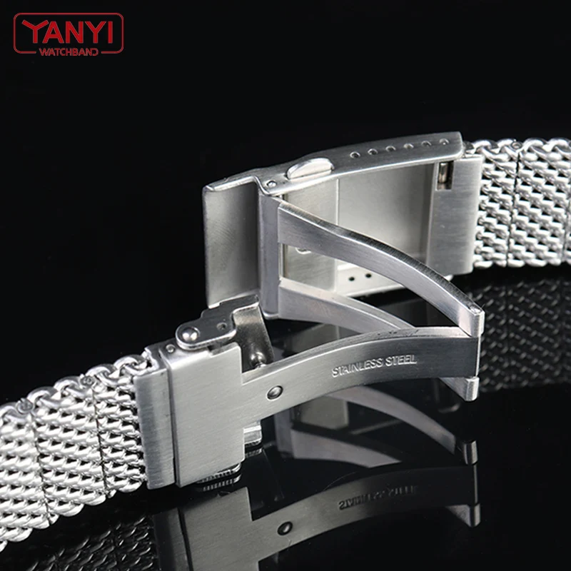 High Quality Milan mesh stainless steel watch band for breitling iwc ctizen seiko Watch strap mens luxury 22mm watchband