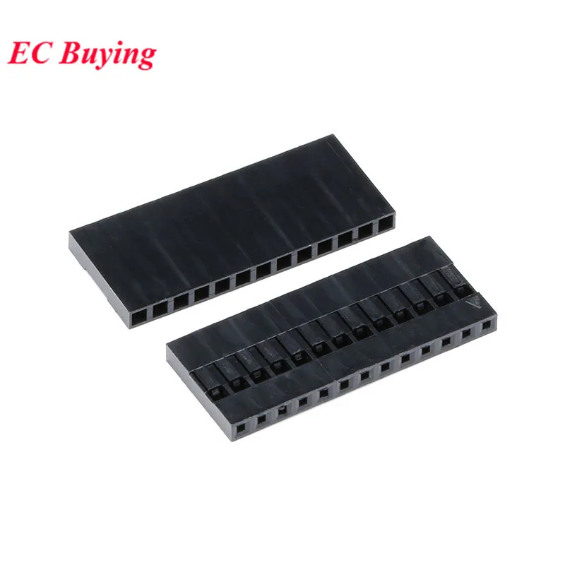 단일 및 이중 행 듀폰 헤드 플라스틱 커넥터 점퍼 하우징 플러그 암, 2.54mm, 1P, 2P, 3P, 4P, 5P, 6P, 7P, 8P, 9P, 10P, 12P, 20P, 100 개