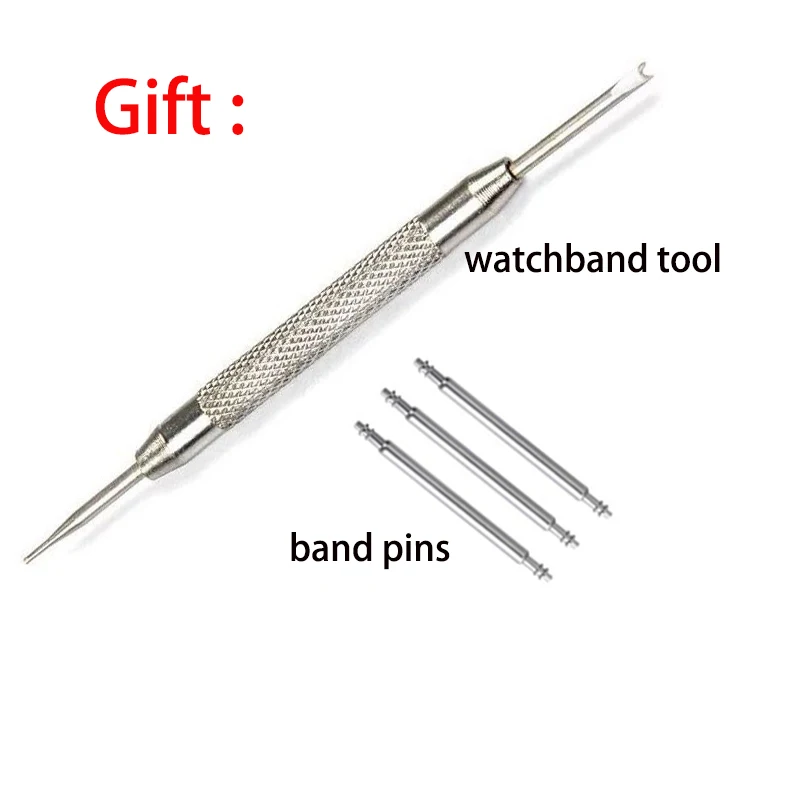 Ceramic Bracelet in stainless steel watchband 14mm 16mm 18mm 20mm 22mm 24mm Watch Strap Women Man Fashion Wristwatches band Tool