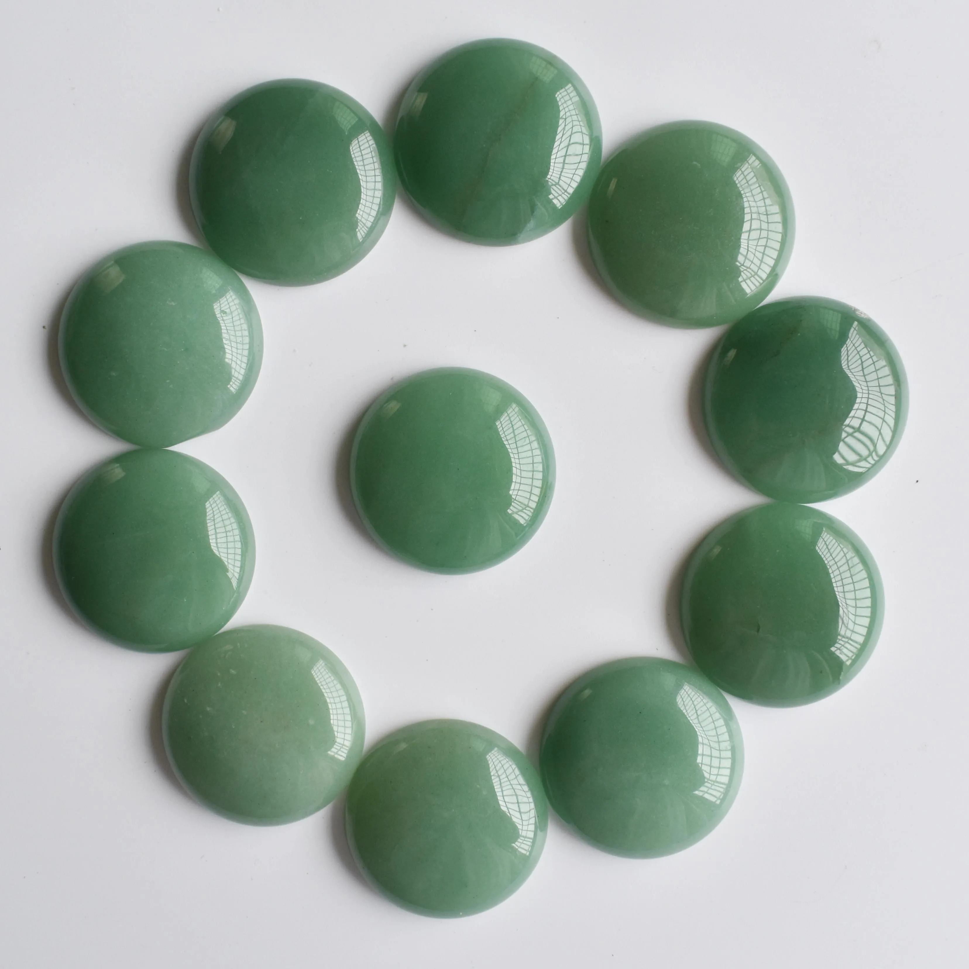 Wholesale 10pcs/lot hight quality natural stone mixed round cabochon beads 30mm for jewelry Accessories making free shipping