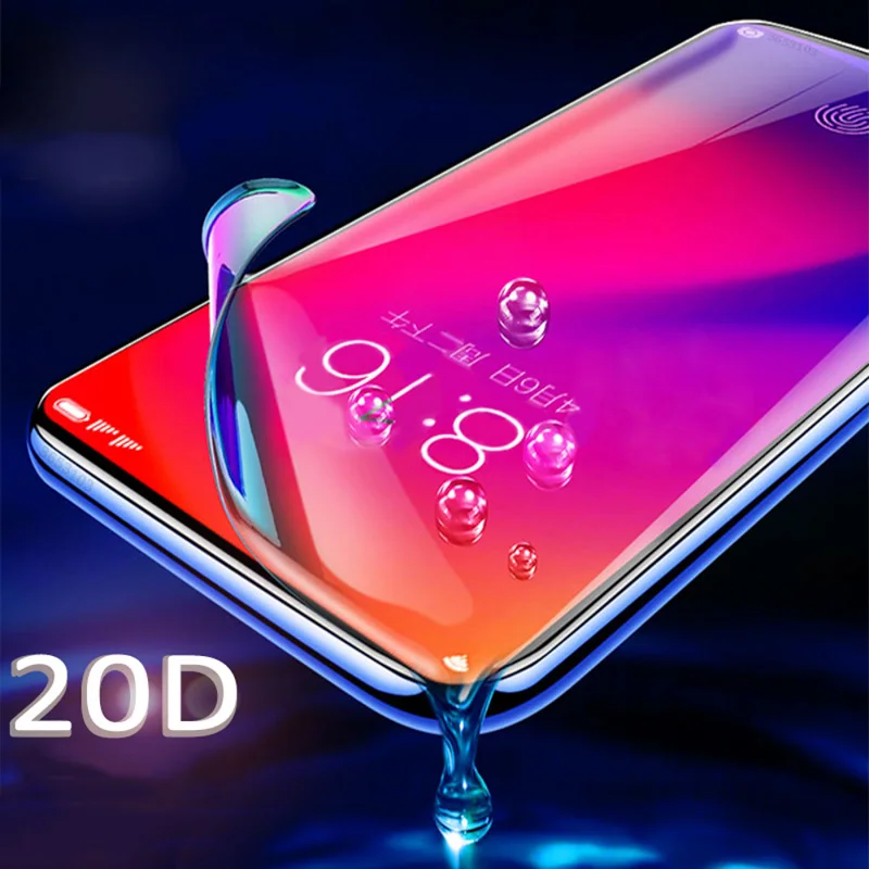 20D Full Cover Hydrogel Film for LG Velvet V40 V30 Plus ThinQ Screen Protector for LG Q60 K50S K50 Protective Film (Not Glass)