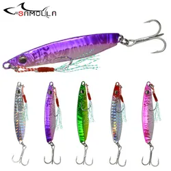 Jig balıkçılık Lures ağırlıkları 18-45g balık yemi ayrı oturtma cazibesi olta iğnesi Metal Jig bas seti Pesca tuzlu su Lures Isca yapay