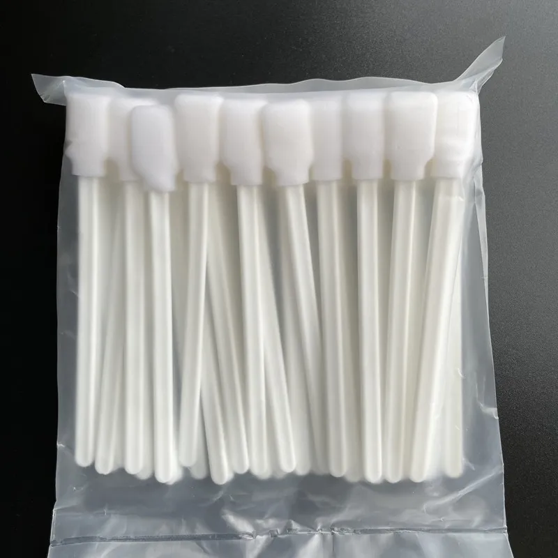 50 pcs For Epson DX4 DX5 DX7 TX800 XP600 print head clean swab stick sponge foam tipped Miamki JV5 CJV150 JHF solvent uv printer