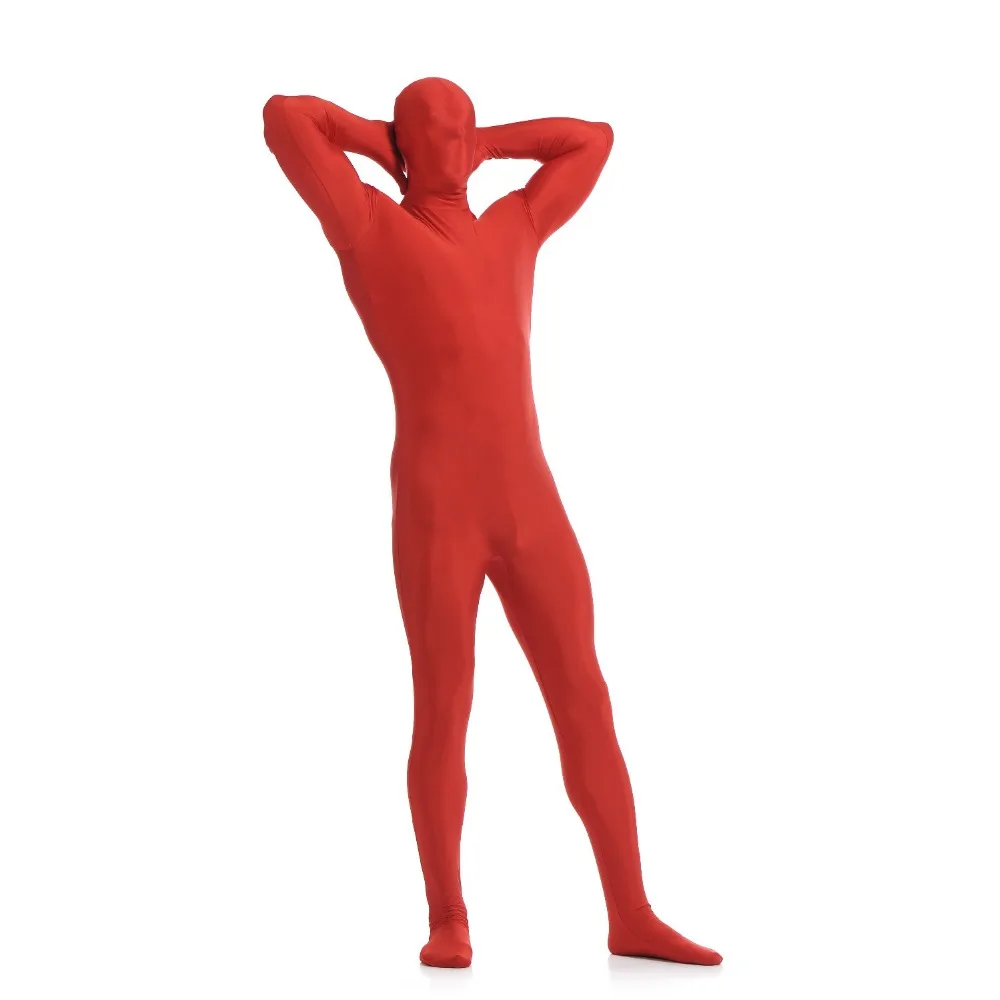 Speerise-traje Zentai negro de nailon para adultos, medias de piel de segunda pieza, cuerpo completo, disfraces personalizados Zentai