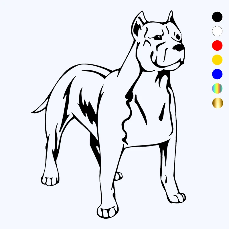 

CK2996# наклейки на авто Американский стаффордширский терьер Дог водонепроницаемые наклейки на машину наклейка для авто автонаклейка стикер этикеты винила наклейки стайлинга автомобилей