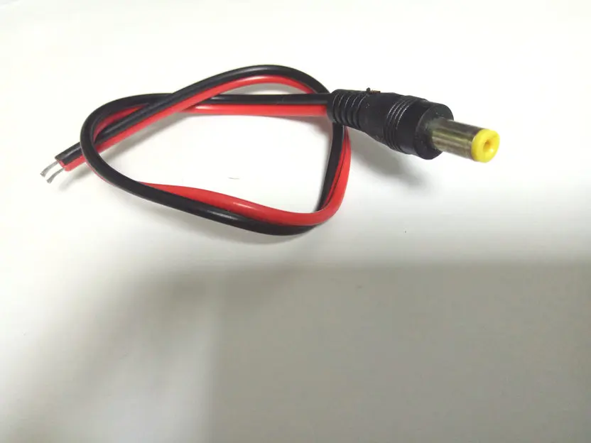 Imagem -03 - Cftv Macho Led 100 Peças 5.5 mm x 2.1 mm Conector de Tomada de Alimentação dc Novo