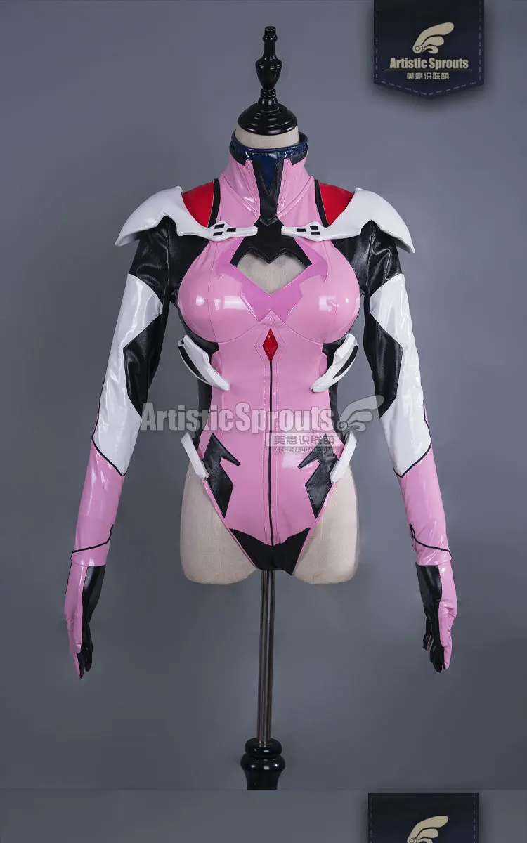 Irelia H Storez Mari Makinami Illustrious Cosplay Costume jumpsuit and prop