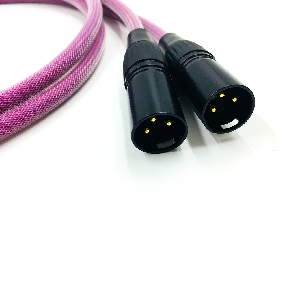 Haldane HIFI WBT-0144 RCA to XLR Male Cable 3pin XLR Balanced Reference Interconnect Audio Cable for XLO HTP1 Cable