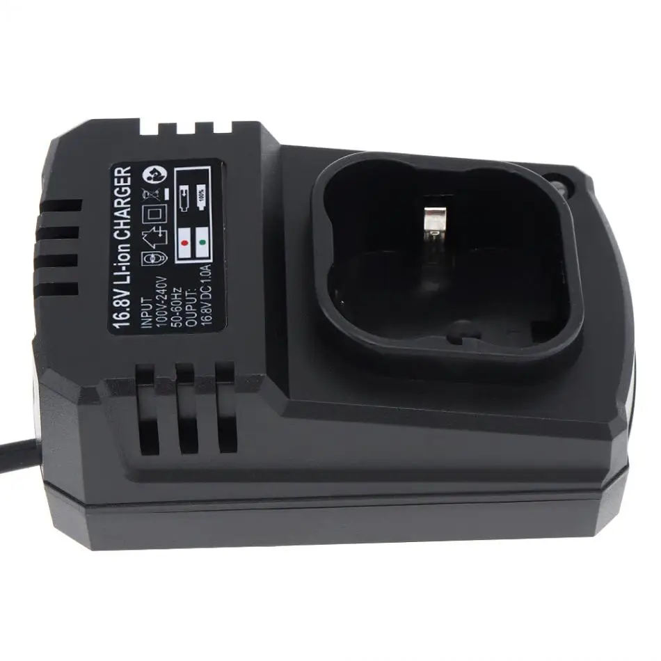 Cargador recargable de batería de litio portátil, fuente de alimentación para destornillador eléctrico, 80 /100cm, cc 12V, 16,8 V, 25V, EE. UU./UE,