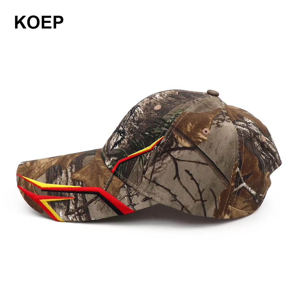 KOEP New Type Long Brim Caps Fishing Hat For Women Men Black Summer Baseball Cap Cool Embroidery Snapback Dad Hats