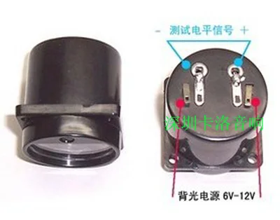 Acessórios do forro do amperímetro da c.c. de dc100ma com luz de fundo tubo eletrônico 300b forro amperímetro
